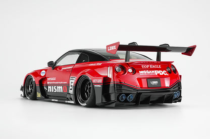 Pre Order 1/18 Motorhelix LB-Silhouette Works GT Nissan 35GT-RR Ver.1 GT-R R35 Full Open Diecast Model