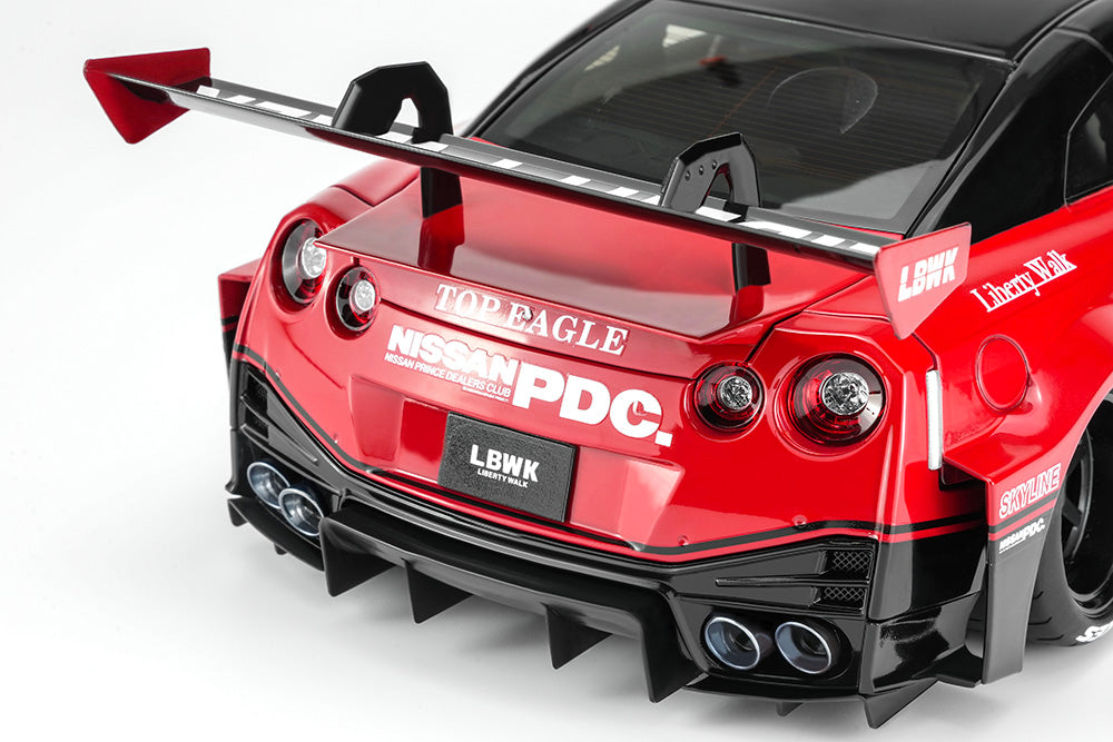 Pre Order 1/18 Motorhelix LB-Silhouette Works GT Nissan 35GT-RR Ver.1 GT-R R35 Full Open Diecast Model