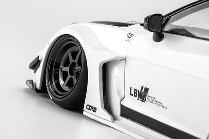 Pre Order 1/18 Motorhelix LB-Silhouette Works GT Nissan 35GT-RR Ver.1 GT-R R35 Full Open Diecast Model