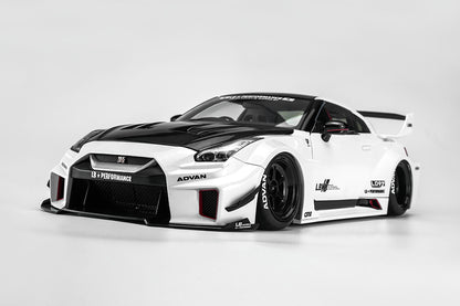 Pre Order 1/18 Motorhelix LB-Silhouette Works GT Nissan 35GT-RR Ver.1 GT-R R35 Full Open Diecast Model