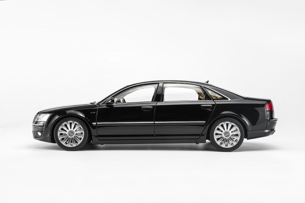 Pre Order 1/18 Motorhelix Audi A8L D3 W12 Black Full Open Diecast Model