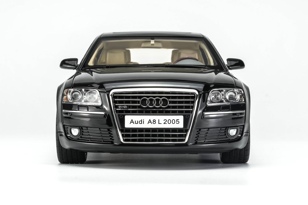 Pre Order 1/18 Motorhelix Audi A8L D3 W12 Black Full Open Diecast Model