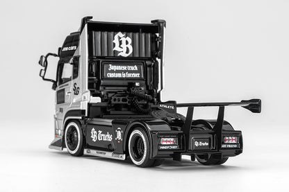 Pre Order 1/64 Motorhelix Liberty Walk LB Trucks ISUZU UD QUON Head Diecast Model