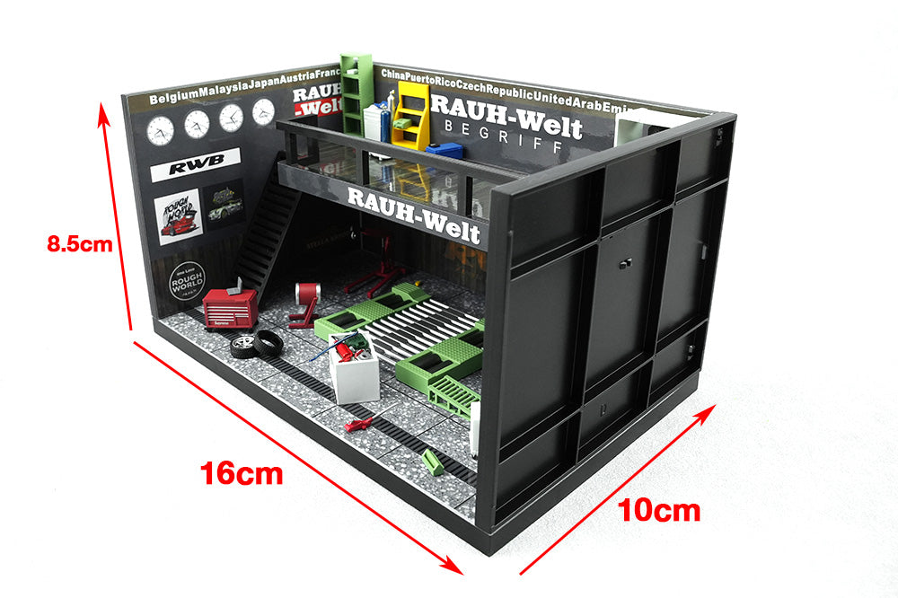 Pre Order 1:64 Motorhelix MH RWB 993 Army Girl Motozolo Porsche 911 Widebody Diecast Model