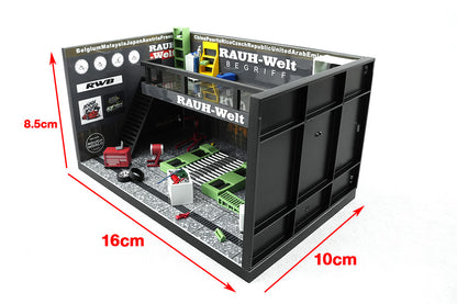 Pre Order 1:64 Motorhelix MH RWB 993 Army Girl Motozolo Porsche 911 Widebody Diecast Model