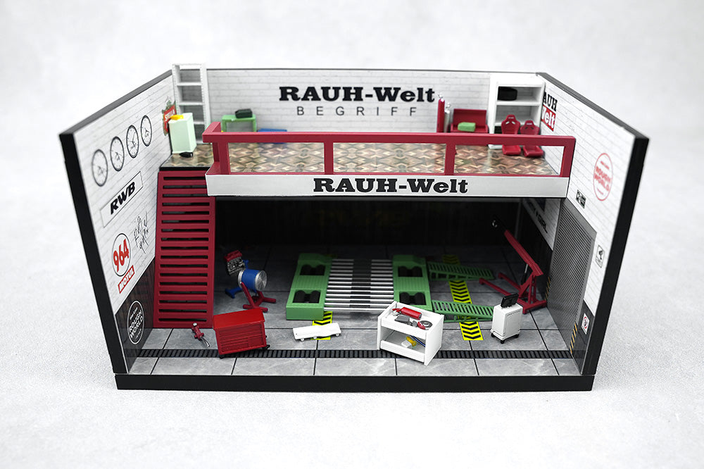 Pre Order 1:64 Motorhelix MH RWB 993 Army Girl Motozolo Porsche 911 Widebody Diecast Model