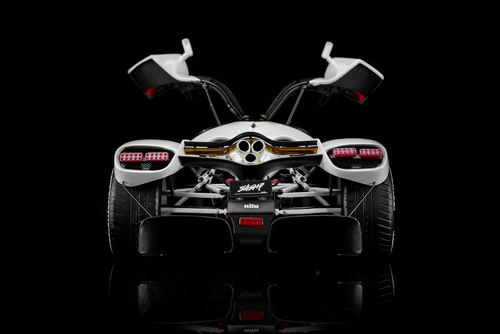 Pre Order 1/18 MH Motorhelix Nilu V12 Red White Black Diecast Model