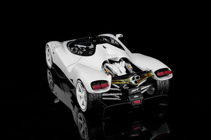 Pre Order 1/18 MH Motorhelix Nilu V12 Red White Black Diecast Model