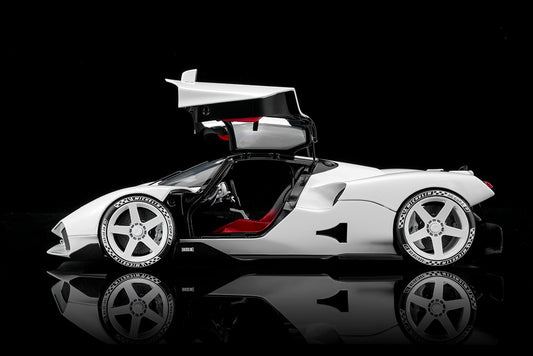 Pre Order 1/18 MH Motorhelix Nilu V12 Red White Black Diecast Model