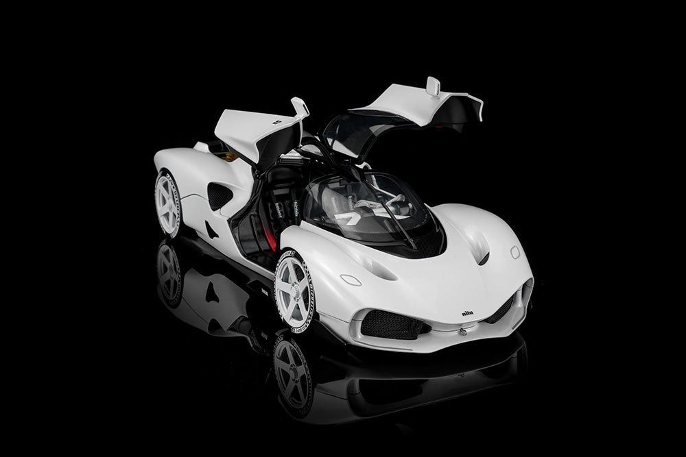 Pre Order 1/18 MH Motorhelix Nilu V12 Red White Black Diecast Model