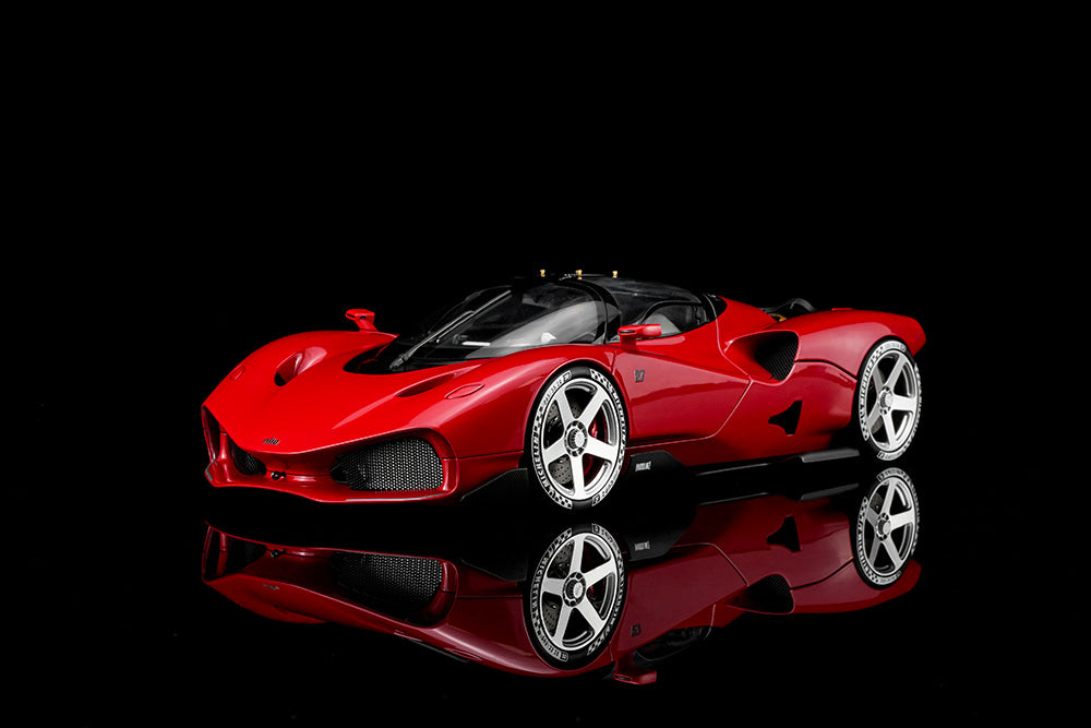 Pre Order 1/18 MH Motorhelix Nilu V12 Red White Black Diecast Model