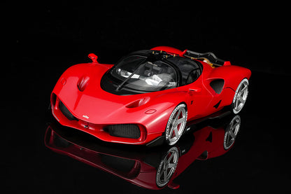Pre Order 1/18 MH Motorhelix Nilu V12 Red White Black Diecast Model