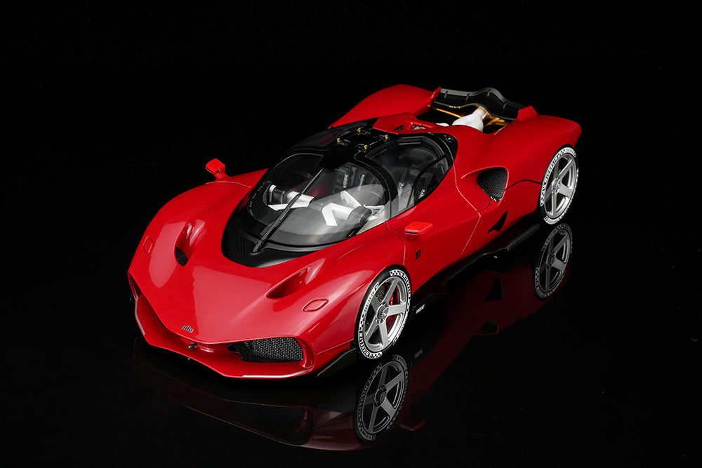 Pre Order 1/18 MH Motorhelix Nilu V12 Red White Black Diecast Model