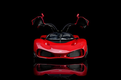 Pre Order 1/18 MH Motorhelix Nilu V12 Red White Black Diecast Model