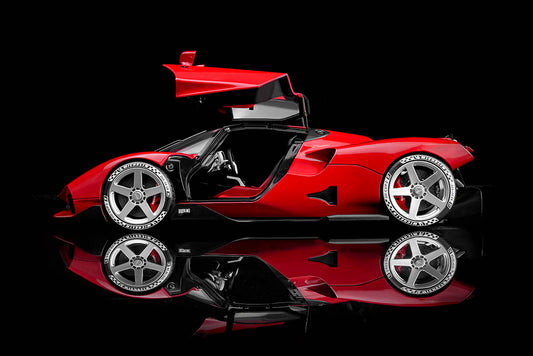 Pre Order 1/18 MH Motorhelix Nilu V12 Red White Black Diecast Model