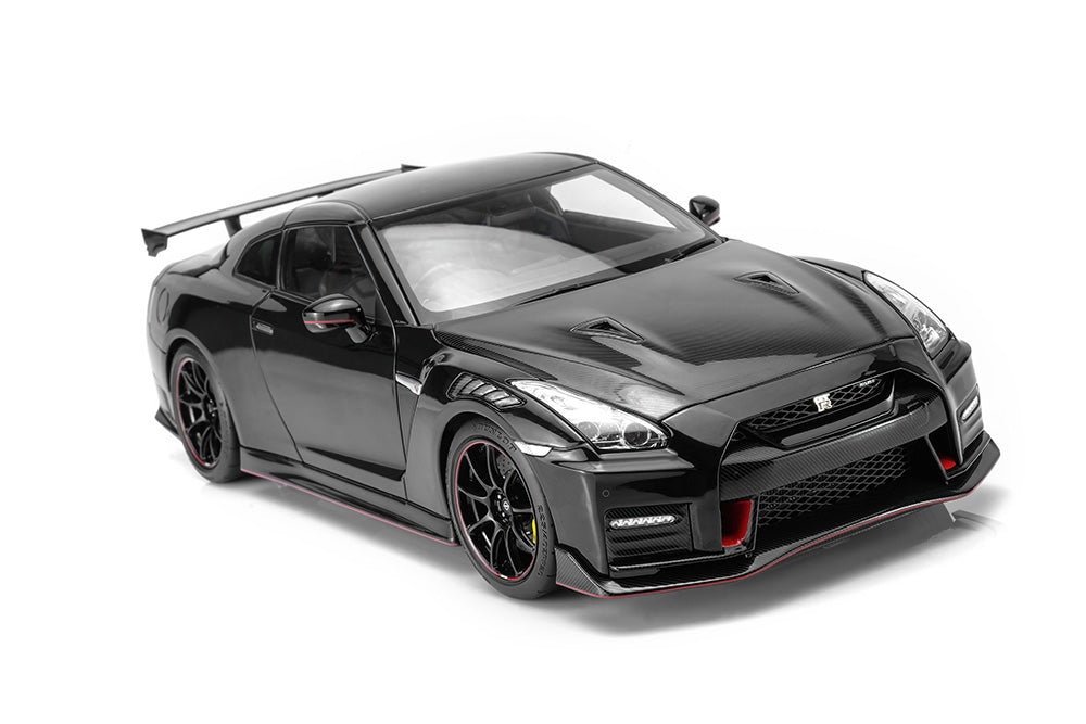 1/18 Motorhelix Nissan Skyline GT-R R35 NISMO Spetial Edition 2022 Black White Full Open Diecast
