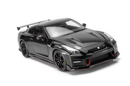 1/18 Motorhelix Nissan Skyline GT-R R35 NISMO Spetial Edition 2022 Black White Full Open Diecast