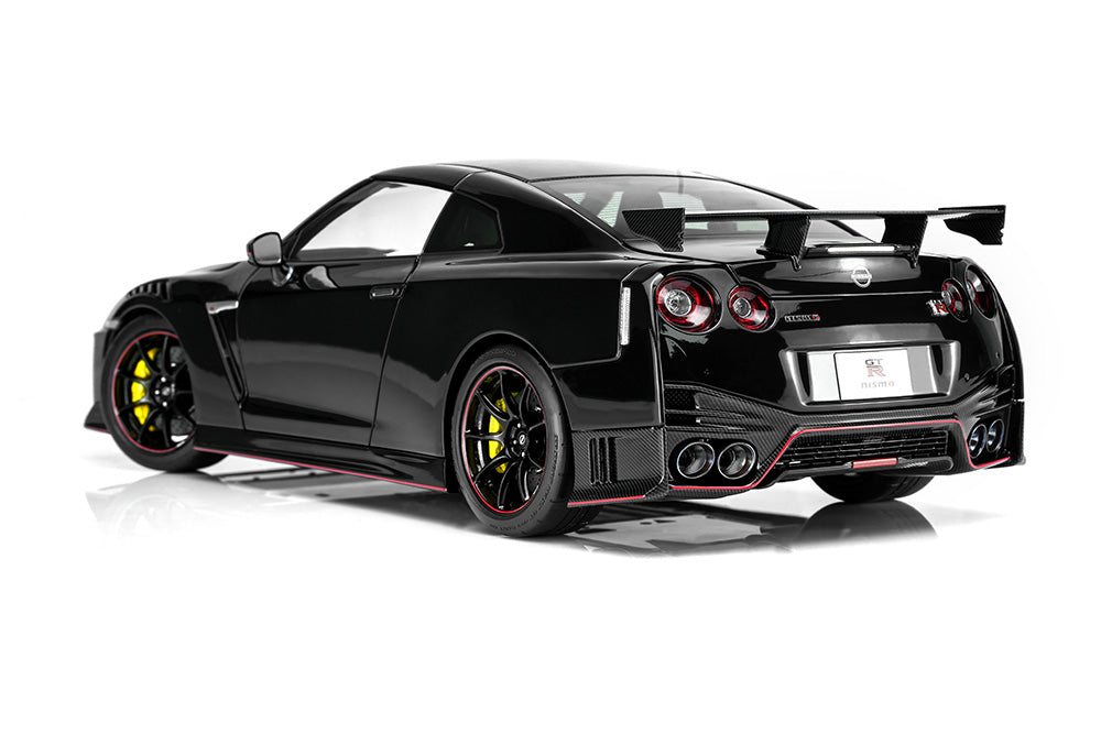 1/18 Motorhelix Nissan Skyline GT-R R35 NISMO Spetial Edition 2022 Black White Full Open Diecast