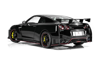 1/18 Motorhelix Nissan Skyline GT-R R35 NISMO Spetial Edition 2022 Black White Full Open Diecast