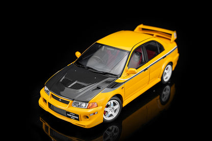 1/18 Motorhelix Mitsubishi Lancer EVO VI 6th GSR T.M.E JDM Diecast Full Open Yellow Blue Black Silver