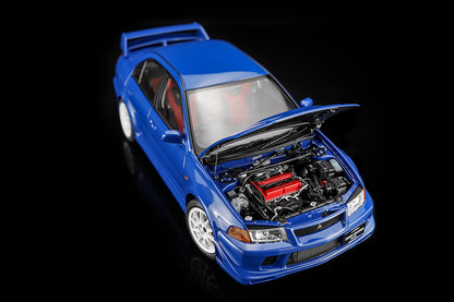 1/18 Motorhelix Mitsubishi Lancer EVO VI 6th GSR T.M.E JDM Diecast Full Open Yellow Blue Black Silver