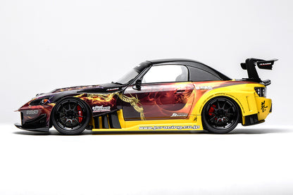 Pre Order 1/18 Motorhelix Honda S2000 J's Racing Maou JDM Diecast Full Open Ltd 1299