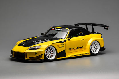 Pre Order 1/18 Motorhelix Honda S2000 J's Racing Wide Body Hella Flush JDM Diecast Full Open