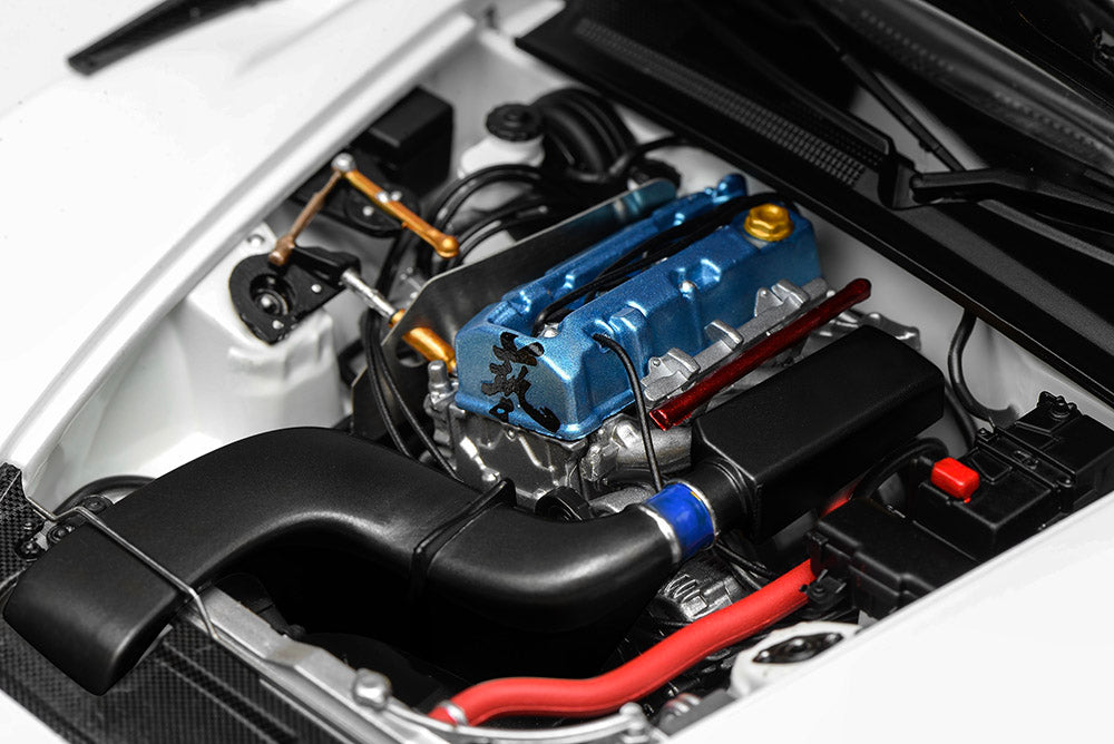 Pre Order 1/18 Motorhelix Honda S2000 J's Racing Wide Body Hella Flush JDM Diecast Full Open