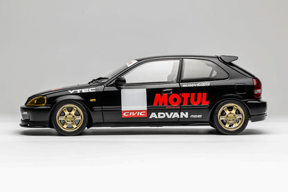 1/18 Motorhelix Honda Civic TYPE R EK9 Motul Livery JDM Full Open Diecast Model