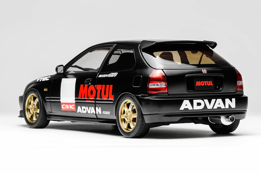 1/18 Motorhelix Honda Civic TYPE R EK9 Motul Livery JDM Full Open Diecast Model