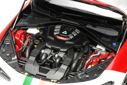 1/18 Motorhelix Alfa Romeo Giulia GTAm GTA M Livery Diecast Full Open