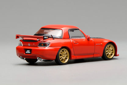 1/64 Motorhelix Honda AP2 S2000 Mugen Version Yellow Red Magnet Assembling Diecast Model