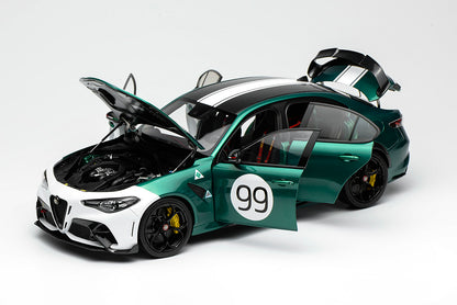 1/18 Motorhelix Alfa Romeo Giulia GTAm GTA M Livery Diecast Full Open