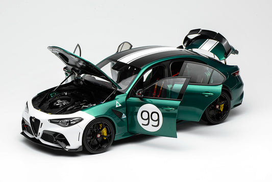 1/18 Motorhelix Alfa Romeo Giulia GTAm GTA M Livery Diecast Full Open