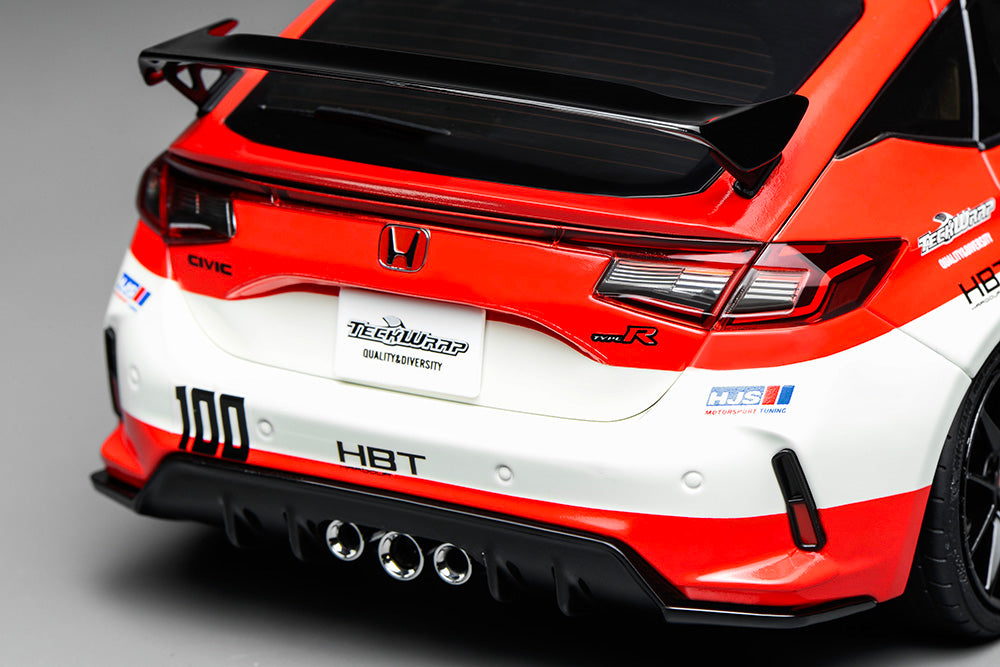 1/18 Motorhelix Honda Civic Type-R FL5 RHD 出光 Idemitsu Livery JDM Full Open Diecast Model