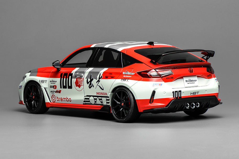 1/18 Motorhelix Honda Civic Type-R FL5 RHD 出光 Idemitsu Livery JDM Full Open Diecast Model