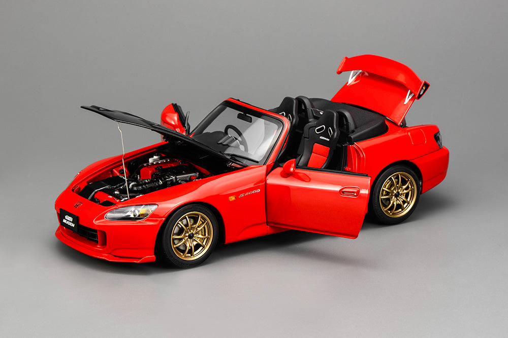 1/18 Motorhelix Honda S2000 Type-S AP2 MUGEN White Red JDM Diecast Full Open Ltd 299