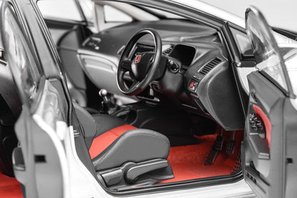 1/18 Motorhelix Honda Civic Type-R FD2 2007 Facelift Black Silver Purple JDM Diecast Full Open