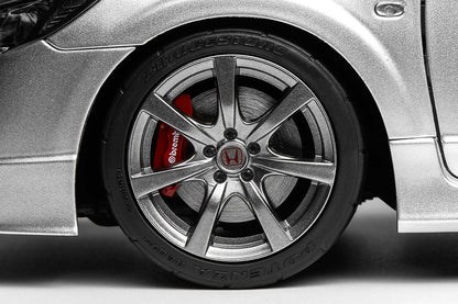 1/18 Motorhelix Honda Civic Type-R FD2 2007 Facelift Black Silver Purple JDM Diecast Full Open