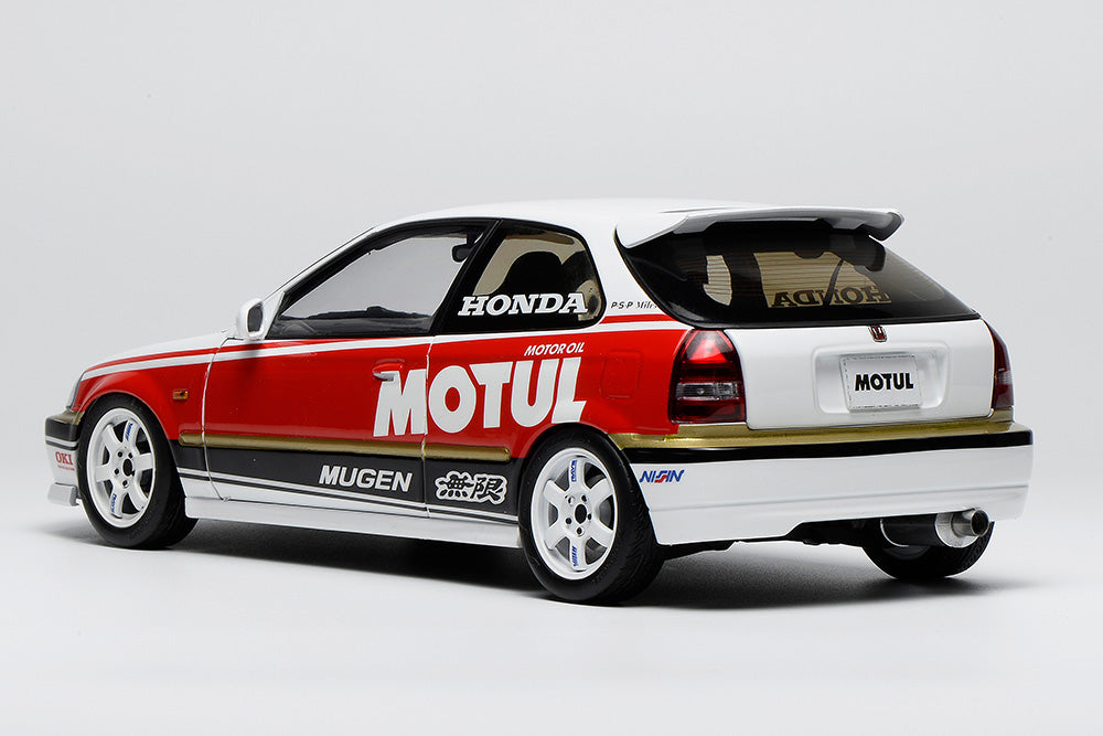 1/18 Motorhelix Honda Civic TYPE R EK9 Motul Livery JDM Full Open Diecast Model