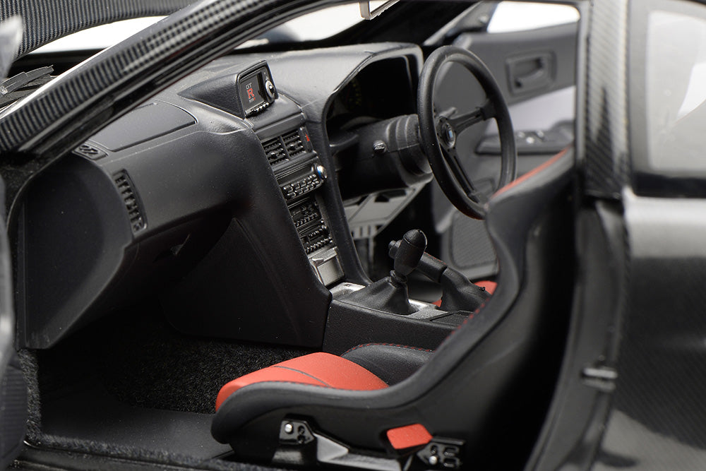 Pre Order 1/18 Motorhelix Nissan Skyline GT-R R34 CRS Full Carbon Fiber Ltd 999 JDM Full Open Diecast Model