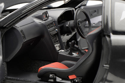 Pre Order 1/18 Motorhelix Nissan Skyline GT-R R34 CRS Full Carbon Fiber Ltd 999 JDM Full Open Diecast Model