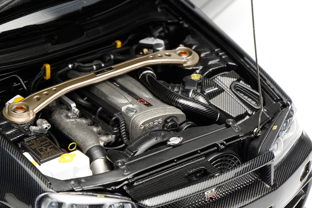 Pre Order 1/18 Motorhelix Nissan Skyline GT-R R34 CRS Full Carbon Fiber Ltd 999 JDM Full Open Diecast Model