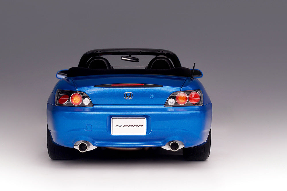 1/18 Motorhelix Honda S2000 AP2 Blue Silver JDM Diecast Full Open with Engine Model