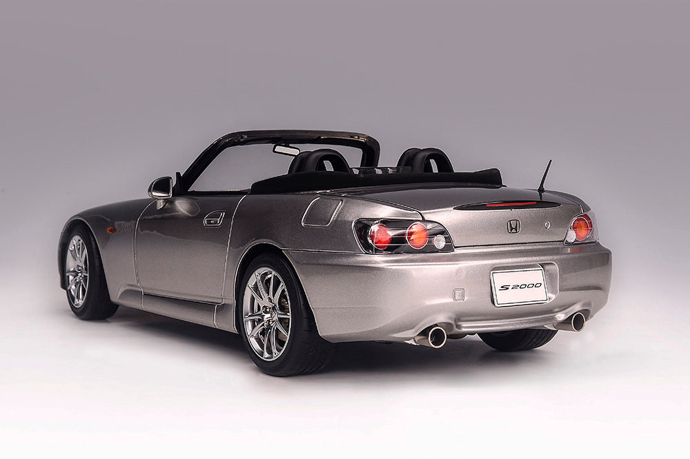1/18 Motorhelix Honda S2000 AP2 Blue Silver JDM Diecast Full Open with Engine Model