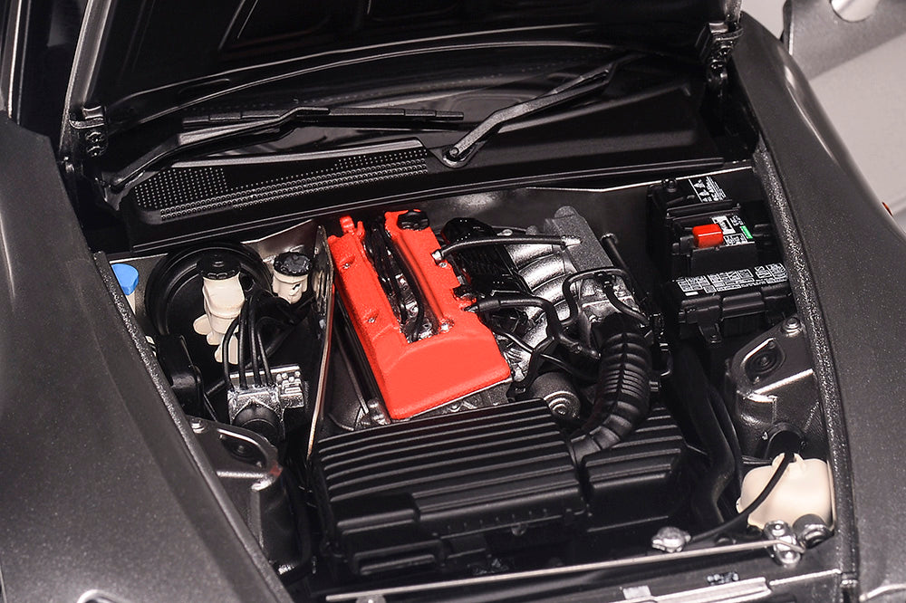 1/18 Motorhelix Honda S2000 AP2 Blue Silver JDM Diecast Full Open with Engine Model