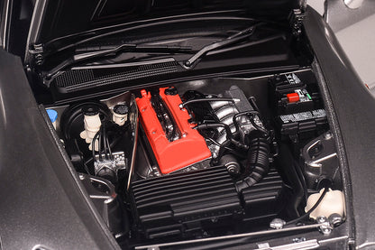 1/18 Motorhelix Honda S2000 AP2 Blue Silver JDM Diecast Full Open with Engine Model