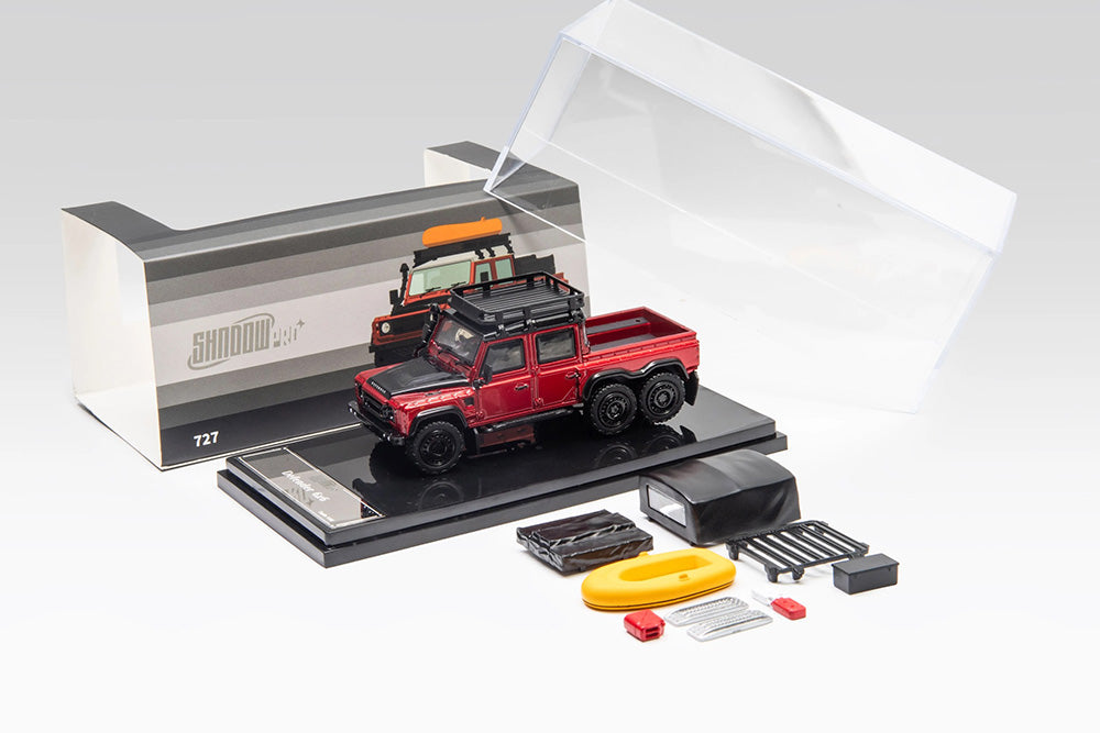 1/64 GCD Shadow Pro Land Rover Defender 6x6 Camping Version Diecast Model