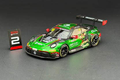 1/64 Almost Real AR Box Porsche 911 GT3 R 2026 GT World Challenge Asia Mandalika Absolute Racing Barong Green Livery