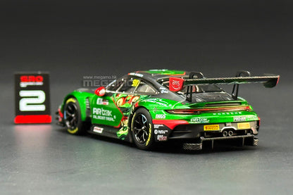 1/64 Almost Real AR Box Porsche 911 GT3 R 2026 GT World Challenge Asia Mandalika Absolute Racing Barong Green Livery